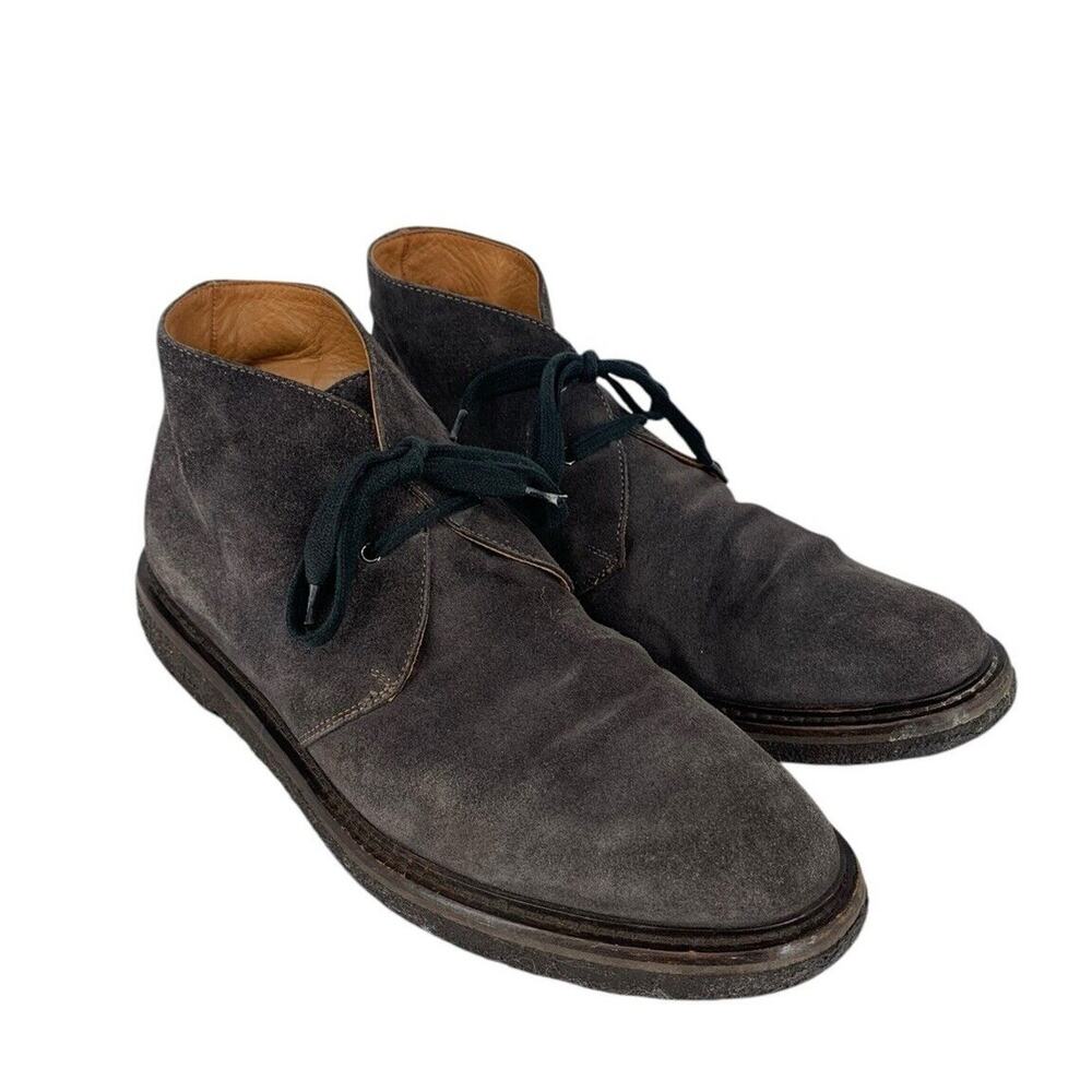 M. Gemi Italy Suede Chukka Boots Ankle Gray Size 42.5 Mens